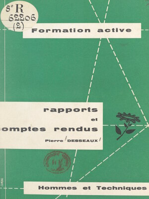 cover image of Rapports et comptes rendus